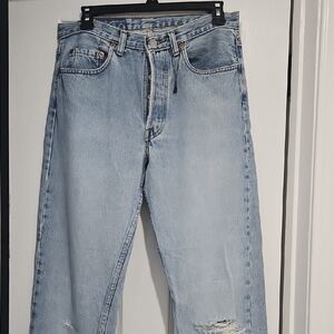 Levi's Light Blue Straight Jeans
